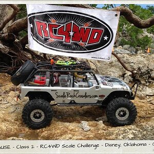 jUSTkAUSE @ RC4WD Scale Challenge in Disney, OK

Finished 2nd in Class 2