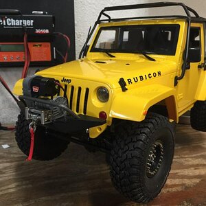 RC4WD Warn 8274 Winch installed on RCRockArmor Dagger Bumper