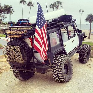 White knight jk chilling at the beach