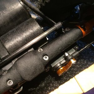 case modded to allow room rot steering link.