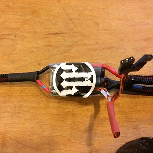 The new BR Holmes mini esc. Can't weight to get this puppy going. I'll use my castle link to program it.