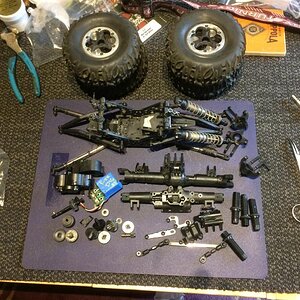 All the old XR10 parts. Ready to reinvent.