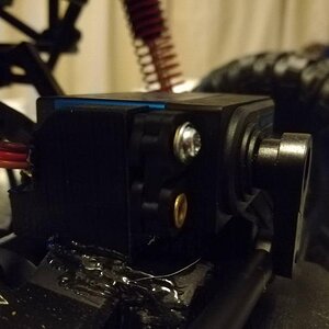 3d printed servo mount