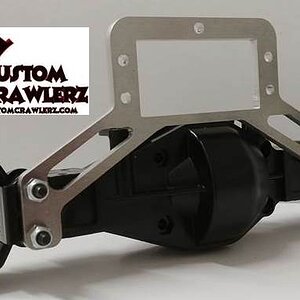 Custom Crawlerz NEW TLT Servo Link Axle Mount  www.customcrawlerz.com