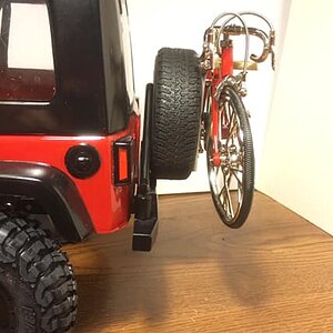 Bikerack w/metal bumper