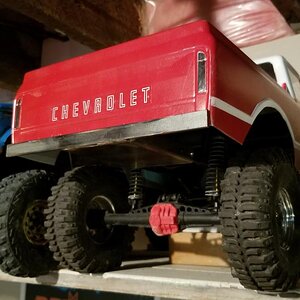 ScX10ii  Chevrolet C10 Custom Rear Bumper