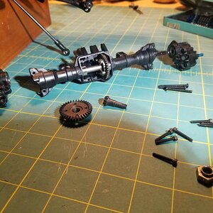 TRX4 Rear Axle Disasembly For Underdrive Gears