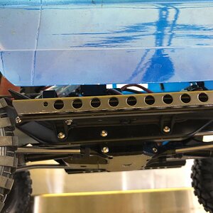 RC 4WD bronco rail sliders work flawlessly