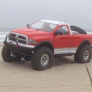 2012 dodge on the beach