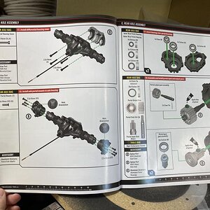 Rear axle instructions