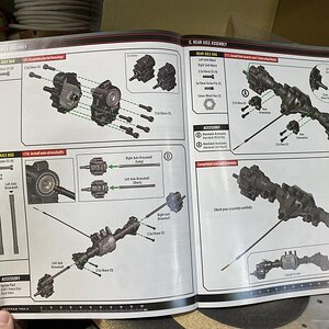 Rear axle instructions