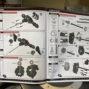 Front axle instructions