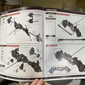 Front axle instructions