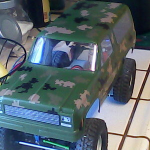 Camo Body Front View