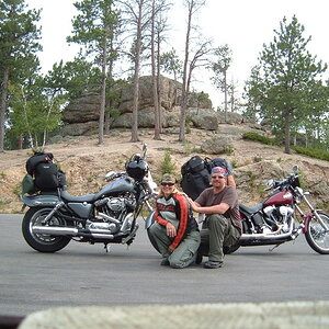 Old pic of our bikes