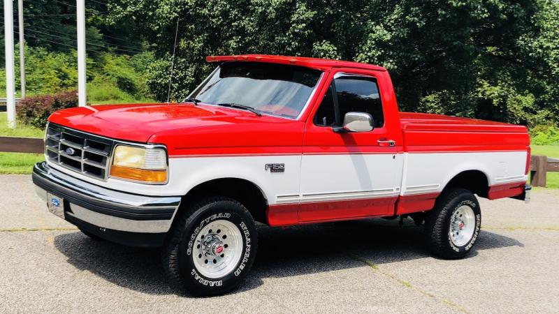 1992 Ford F150 red