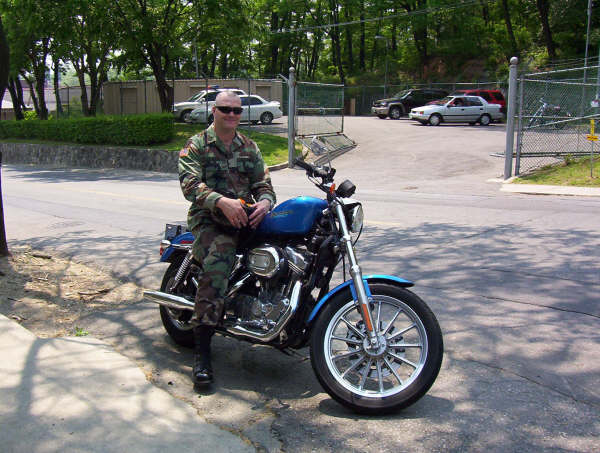 2004 Sporty and me. Yep Retired Army.