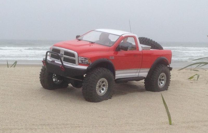 2012 dodge on the beach