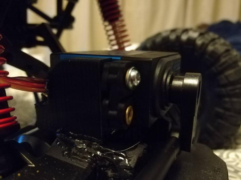 3d printed servo mount