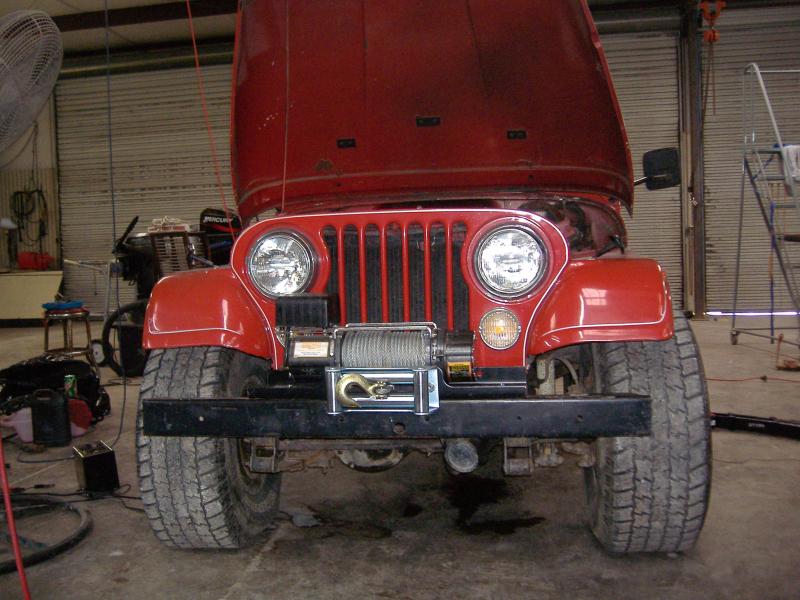 8K WINCH MOUNTED