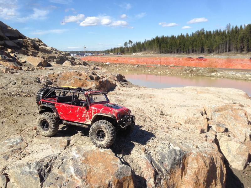 A picture from the Finnish RC Crawling Series event #2 @ Kuopio, Finland.