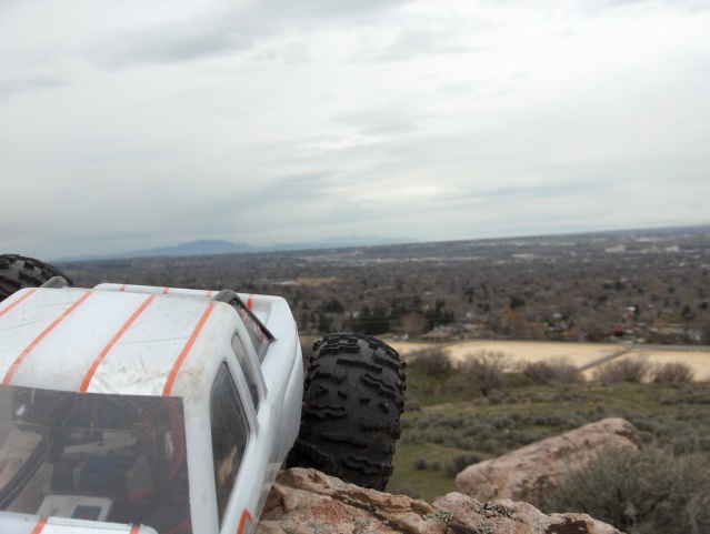 a view to the south west, one of the favorite crawl spots "Blackrock" is there across the great salt lake