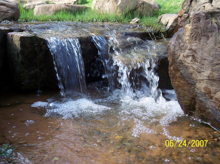 A water fall at a local crawl spot.