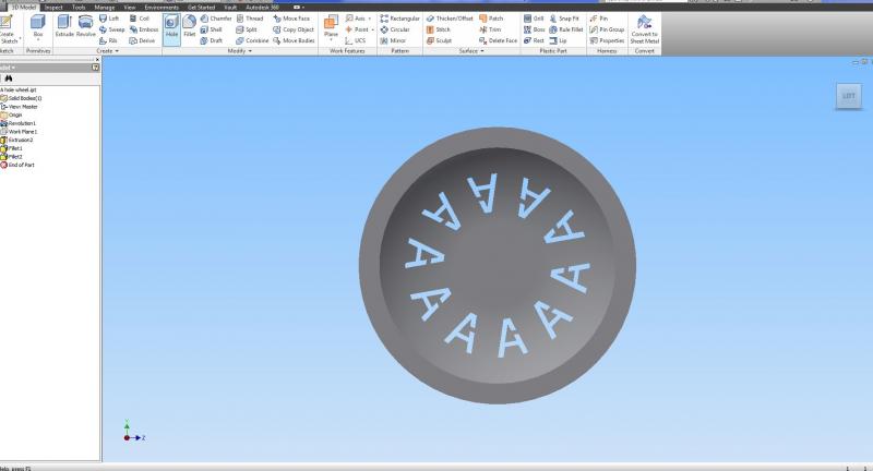 Ahole wheel