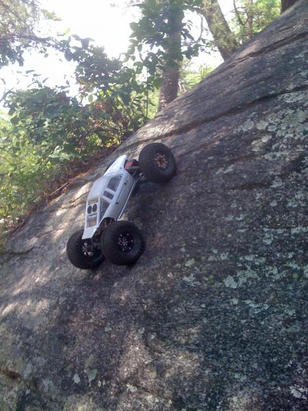 Alittle lower on the same rock