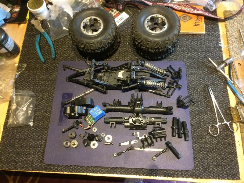 All the old XR10 parts. Ready to reinvent.