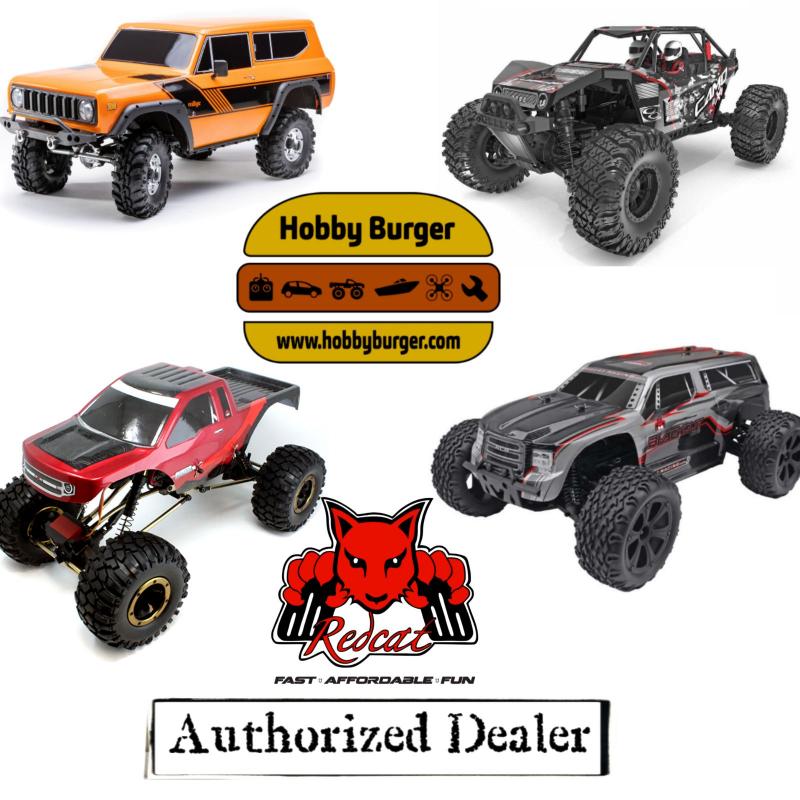 Authorized Redcat Dealer  www.hobbyburger.com