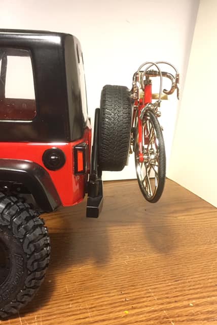 Bikerack w/metal bumper