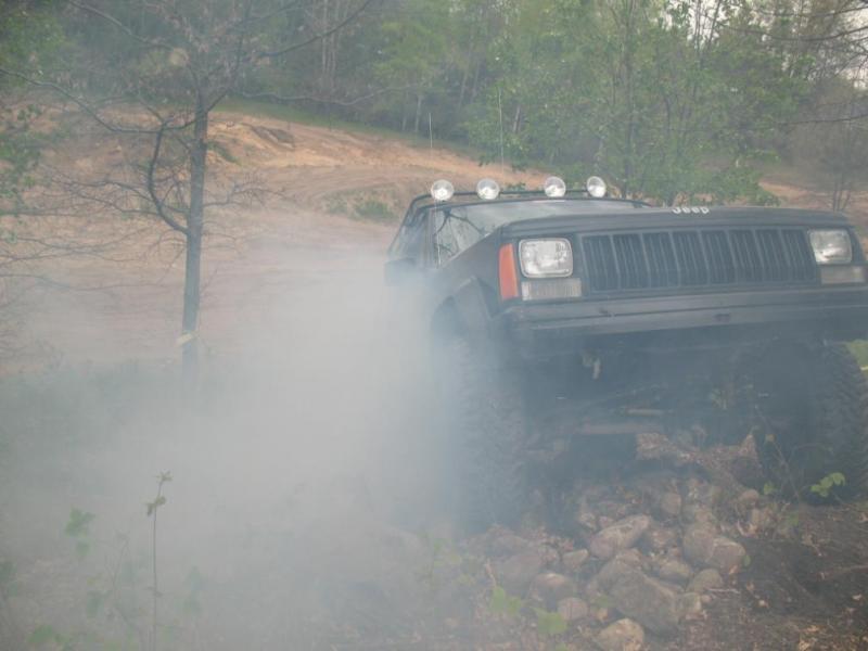 Burning the tires off at OSTC