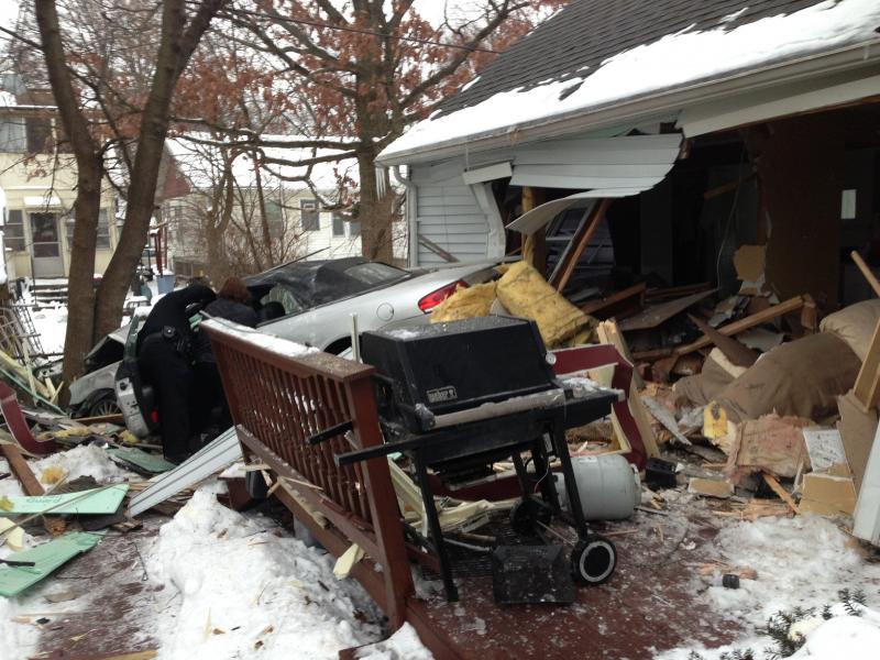 Car crash through my house at 80mph