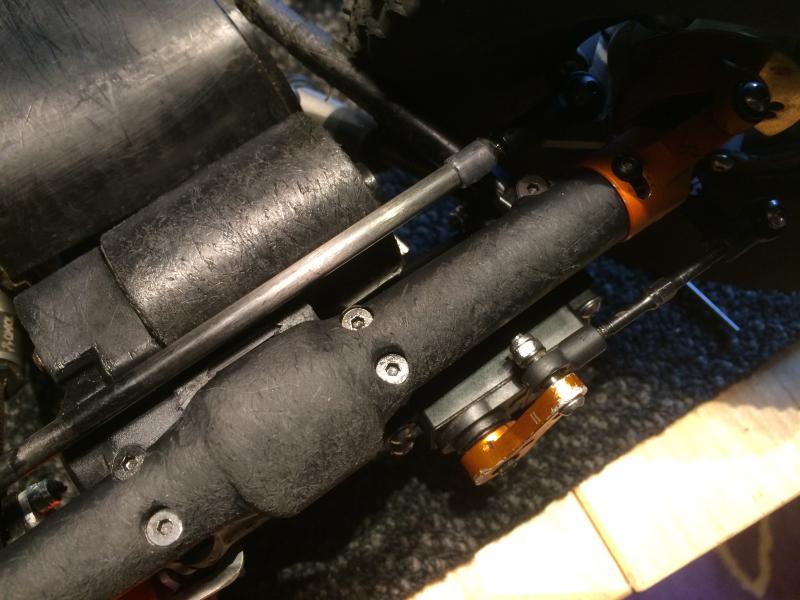 case modded to allow room rot steering link.