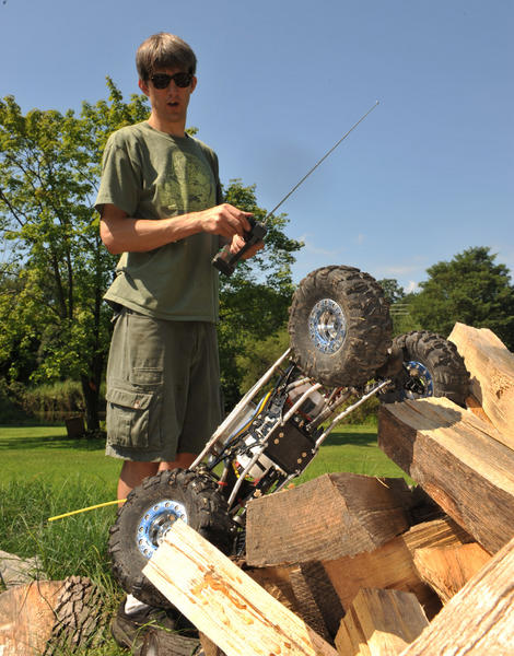 Crawlin William Hausers woodpile