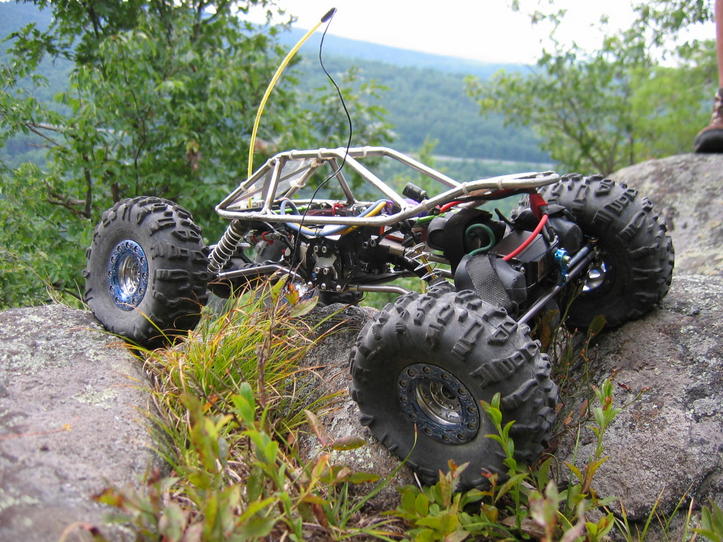 crawling in the Adirondacks, while taking lunch break from 1:1 crawling! :)