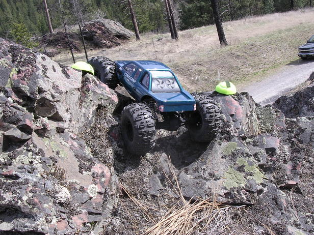 Crawling out at Alberton, MT