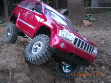 custom Jeep Cherokee 1:5 scaler with Portals and CR01 driveline