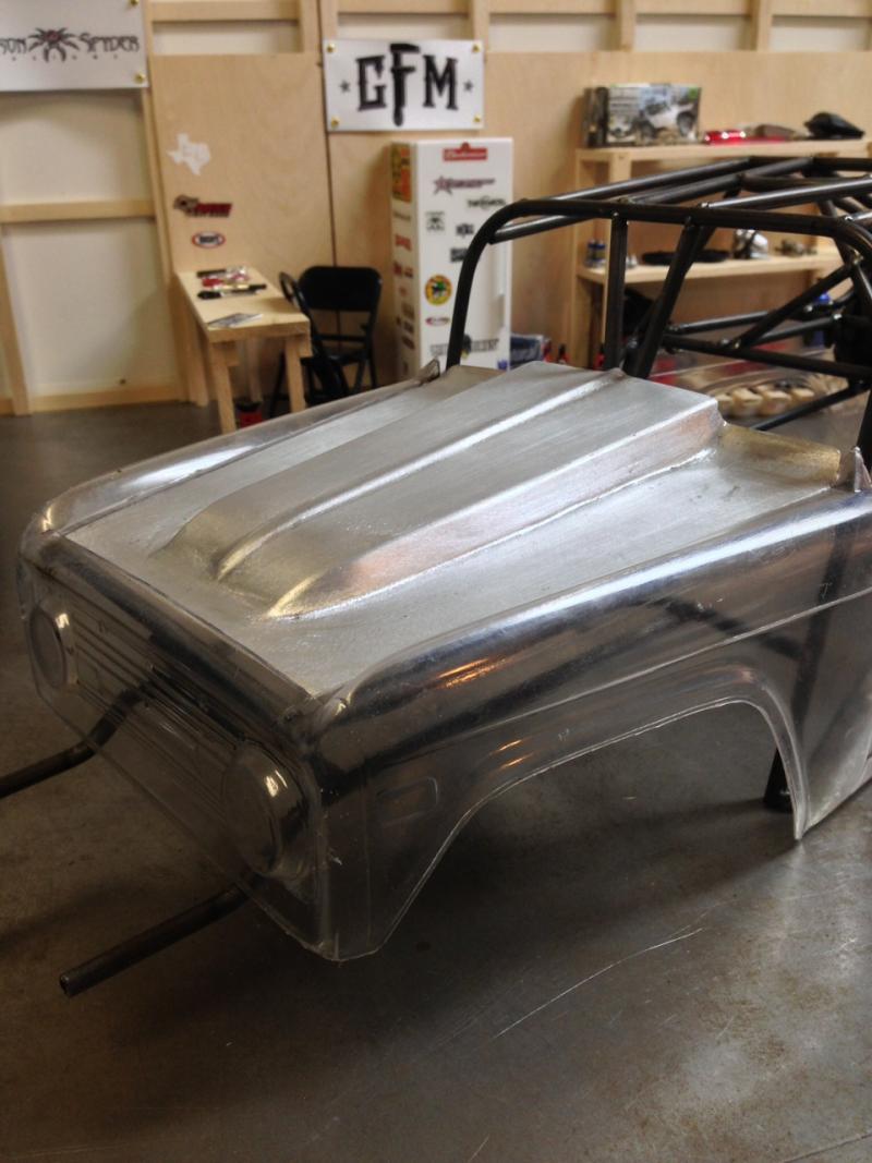 Cut to fit cowl induction hood.