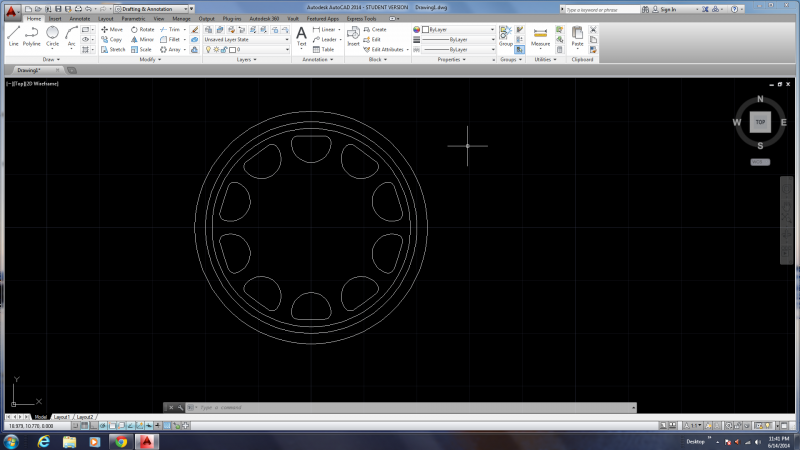 D hole wheel