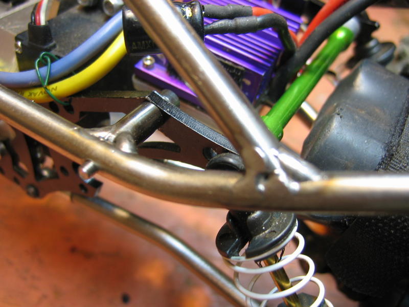 detail of tack welds-- nothin' pro, but they work