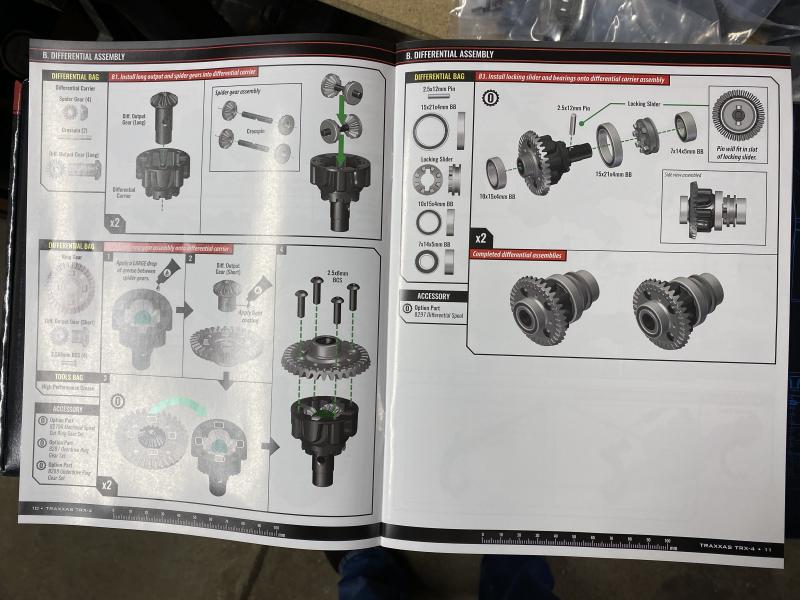 Differentials instructions