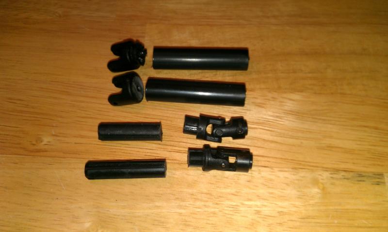 Driveshaft pieces.