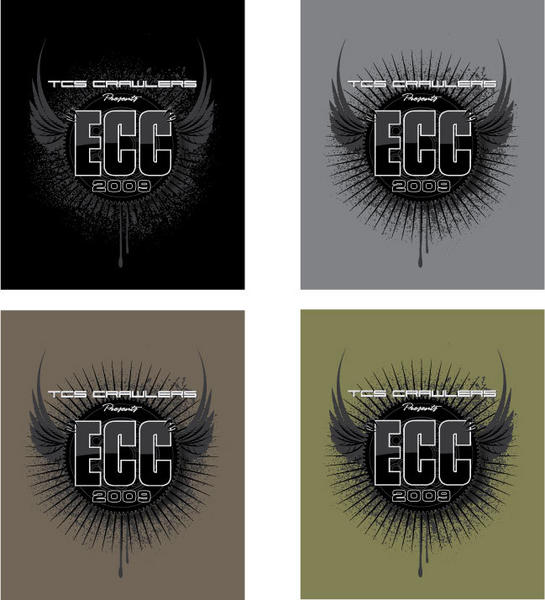 ecc2009 shirt color possible options