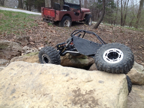 Edge and one of my 1:1 Willys in the background.