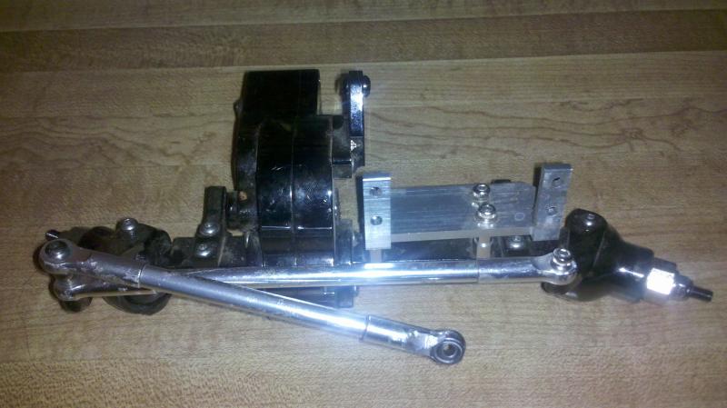 Front Axle with Servo Mount Top