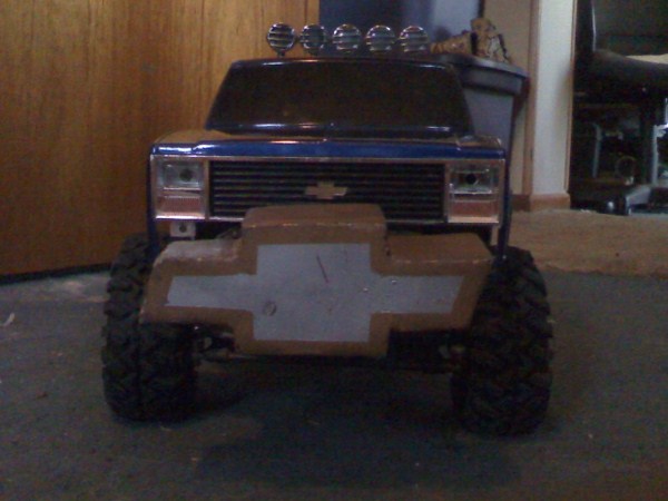 front of complete truck upon completion of new chassis