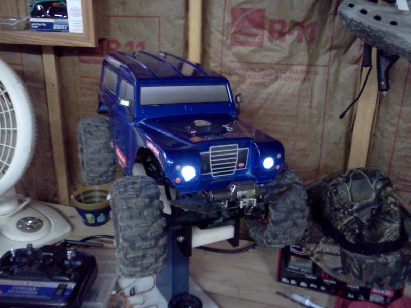 Gave it head and tail lights and a winch