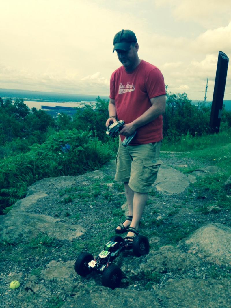 Greg at Enger tower